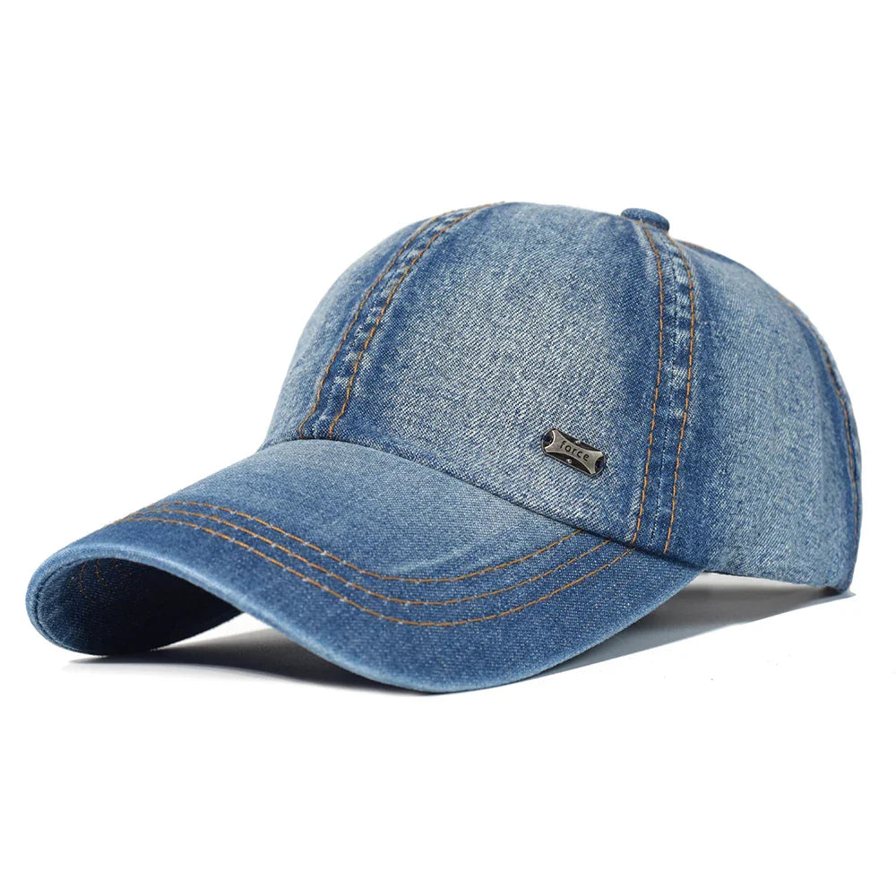 Classic Washed Denim Cap