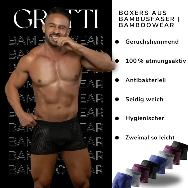 Men’s Bamboo Fiber Boxer Shorts | Comfortable Multipack Underwear