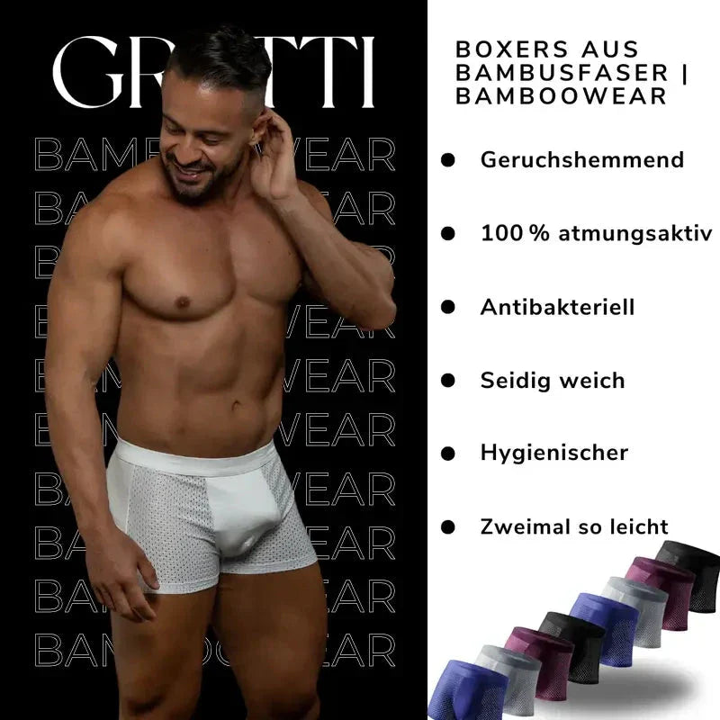 Men’s Bamboo Fiber Boxer Shorts | Comfortable Multipack Underwear
