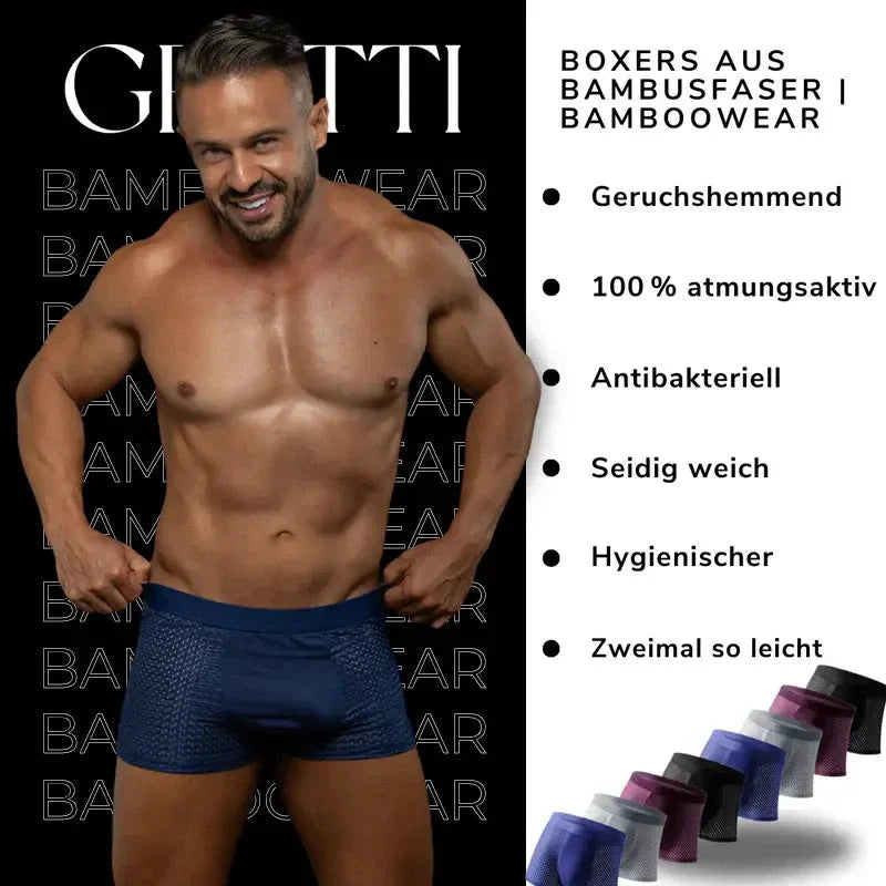 Men’s Bamboo Fiber Boxer Shorts | Comfortable Multipack Underwear