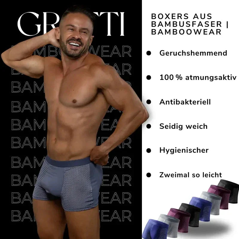 Men’s Bamboo Fiber Boxer Shorts | Comfortable Multipack Underwear